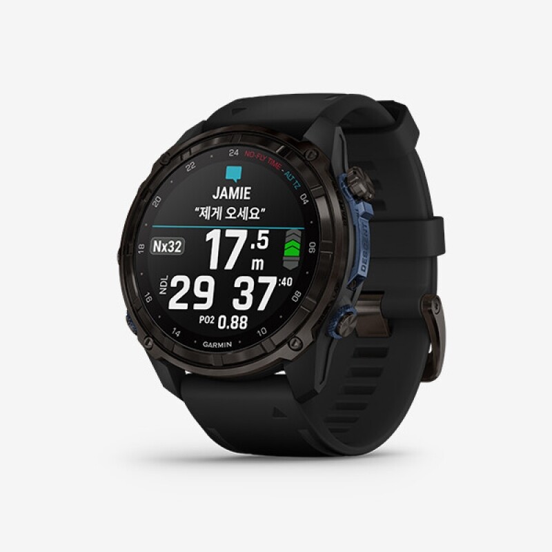 가민 디센트 Mk3i 51mm 카본그레이 DLC 티타늄 블랙