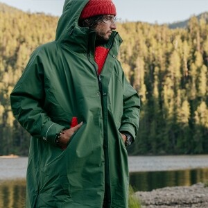 워터푸르프 체인징 로브 올터 에보 - 포레스트 그린 남여공용, Waterproof Dry Changing Robe Alter Evo - Forest Green Unisex