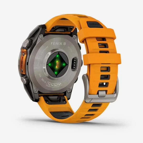 퐁당닷컴,Fenix 8 47mm, AMOLED, GPS 프리미엄 아웃도어 스마트워치, Orange Silicone Band,액정 보호필름 2매 무료 증정!!(재고 소진시 예약 발송으로 진행),가민,프리다이빙 > 컴퓨터 > 스쿠바, 프리다이빙 겸용