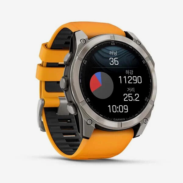 퐁당닷컴,Fenix 8 51mm, AMOLED, GPS 프리미엄 아웃도어 스마트워치, Orange Silicone Band,액정 보호필름 2매 무료 증정!!(재고 소진시 예약 발송으로 진행),가민,프리다이빙 > 컴퓨터 > 스쿠바, 프리다이빙 겸용