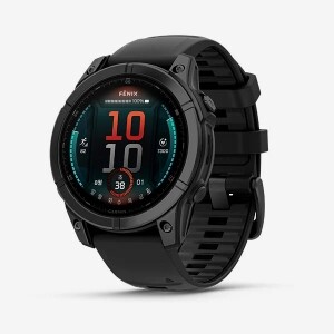 Fenix E 47mm, AMOLED, GPS 프리미엄 아웃도어 스마트워치, Slate Gray Silicone Band