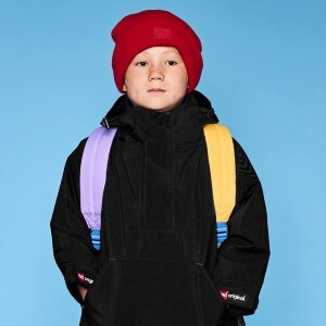 키즈 드라이 판초 블랙, KIDS DRY PONCHO BLACK