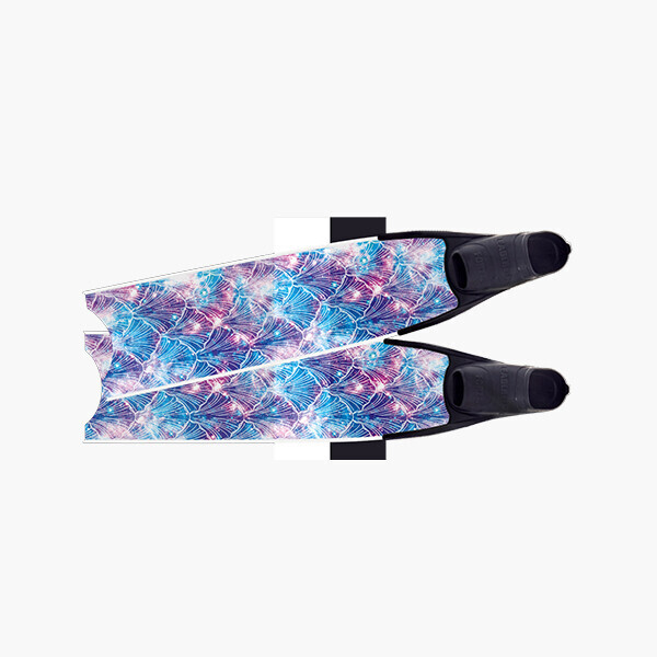 퐁당닷컴,리더핀 ICT 머메이드 갤럭시, 블랙 풋포켓,,리더핀,프리다이빙 > 오리발 > 유리섬유핀