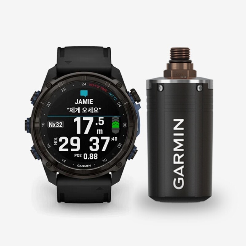 가민 디센트 MK3i 51mm 카본그레이 + T2 트랜스미터