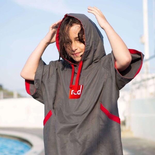 퐁당닷컴,레드 키즈 퀵 드라이 체인지 판초,영국 감성 프리미엄 레드, 너무너무 부드러운 기능성 극세사 원단으로 아이들이 더 좋아하는 판초타월, 흡수력 건조력 UP!,레드,캠핑 > 어패럴 > 판쵸, 타월