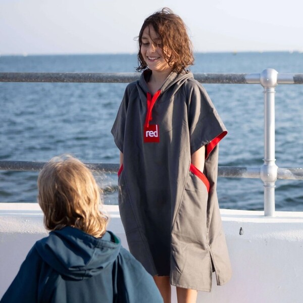 퐁당닷컴,레드 키즈 퀵 드라이 체인지 판초,영국 감성 프리미엄 레드, 너무너무 부드러운 기능성 극세사 원단으로 아이들이 더 좋아하는 판초타월, 흡수력 건조력 UP!,레드,캠핑 > 어패럴 > 판쵸, 타월