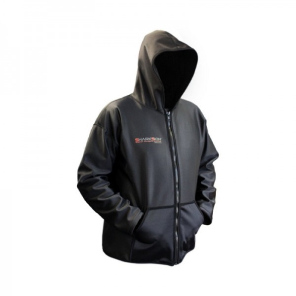퐁당닷컴,CHILLPROOF Jacket w Hood （black）,,샤크스킨,스쿠버 > 자켓, 타월, 모자 > 방풍 자켓