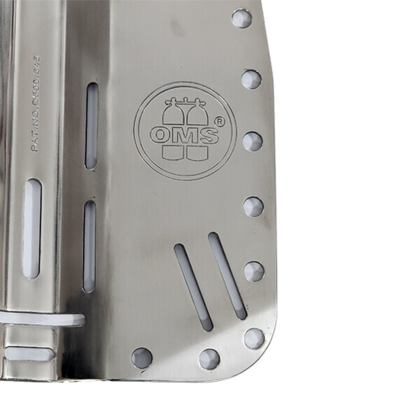 퐁당닷컴,스테인레스 스틸 백플레이트,무게 2.2kg,오엠에스,스쿠버 > BC 백플레이트  > 백플레이트