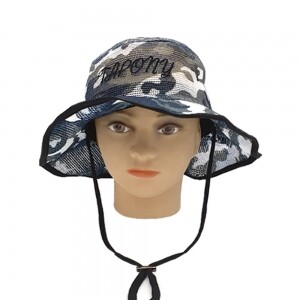 매쉬 버킷 모자 블랙밀리터리 햇빛가리개 자외선차단