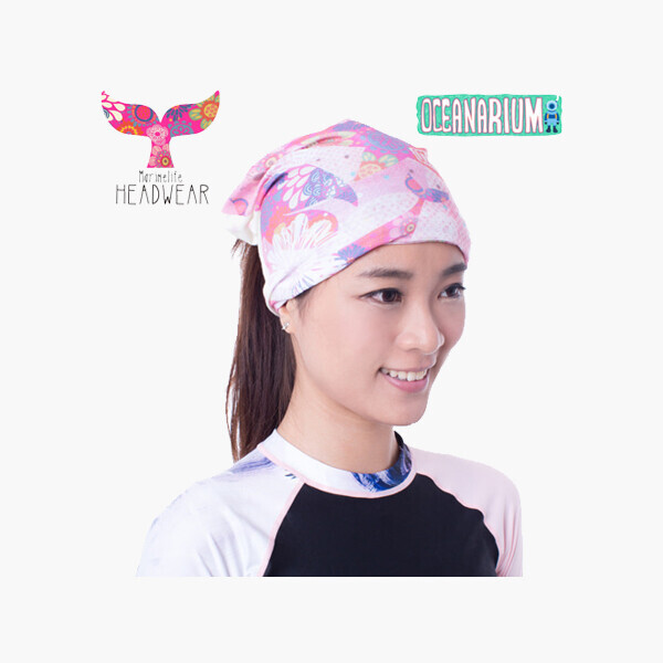 퐁당닷컴,오셔나리움 핑크고래 두건(버프),,오셔나리움,스쿠버 > 후드 > 헤어 세이버, 버프