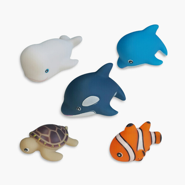 퐁당닷컴,오셔나리움 호흡기 인형 - 고래친구들 5종 1세트 (연결선 포함),,스쿠버365,스쿠버 acc > 호흡기 부품 > 기타