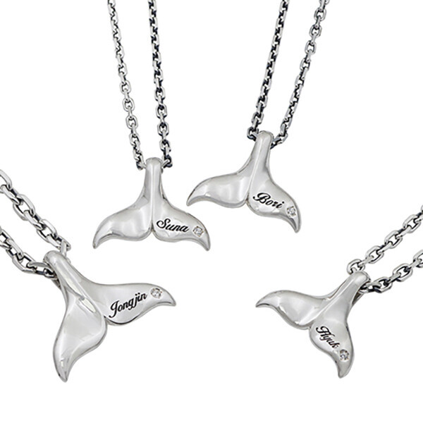 퐁당닷컴,돌고래꼬리 목걸이, Dolphin Lucky tail necklace,Sterling Silver 92.5%,언니쓰 다이브,스쿠버 acc > 다이빙 굿즈 > 쥬얼리
