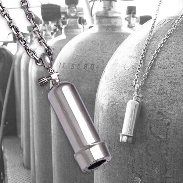 퐁당닷컴,원탱크 목걸이(키링주문 가능), One Tank N,Sterling Silver 92.5%,언니쓰 다이브,스쿠버 acc > 다이빙 굿즈 > 쥬얼리