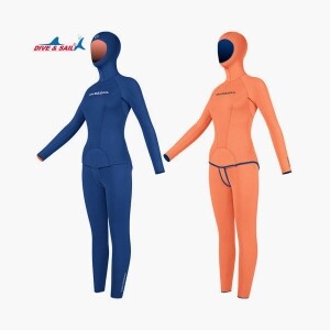 다이브앤세일 고탄성나일론 양면슈트 프리다이빙 스쿠버다이빙 여성용